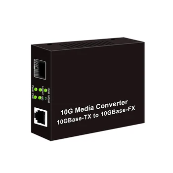 10 gbps de Alta velocidad de la Fibra Óptica de Ethernet 10G Convertidor de Medios SFP+/XFP Para RJ45 Media Converter