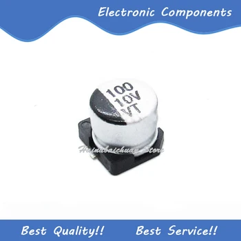 10 Pcs/Lot 10V100UF 6.3*5.4 100UF/10V SMD Condensadores Electrolíticos de Aluminio Nuevo y Original En Stock