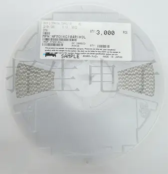 10PCS/LOT NFM31KC104R1H3L Originales importados de Tres Terminales de los Condensadores del Filtro 1206 0.1 uF 100nF 6A 50V EMI Estática filtro de ruido