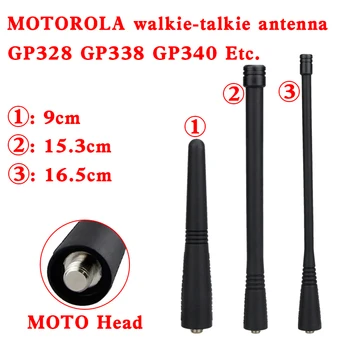 1PCS UHF 400-470mhz 350 mhz Antena Corta para Motorola gp68 ht750 GP328 GP340 GP328 GP338GP344 GP380 Walkie Talkie Radio de Dos vias