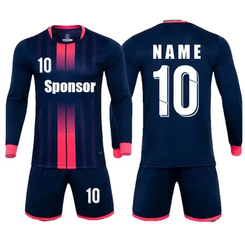 2021 de Portero Camisetas de los Hombres de Manga Larga Adulto Niños Camisetas de Fútbol Set de juego de Fútbol de los Hombres hijo de Futbol de la Formación de los Uniformes de los conjuntos de