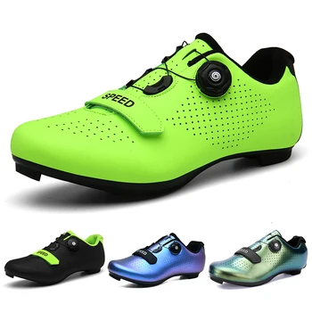 2023 Ciclismo Zapatillas de Deporte de los Hombres de MTB de la Bicicleta todoterreno Zapatos de Mujer Cómodos Y Transpirables Spd Auto-Bloqueo de Zapatos de Ciclismo de Carretera