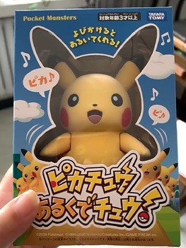 2023 NUEVA Original de Pokemon Feliz Pikachu Inteligente Robot de Control de Voz Kawaii Ir Anime Figura de Acción de los Niños Regalo de Juguetes para Niñas y Niños
