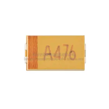 20PCS/Xiangjiang/6032 Parche Condensador de Tantalio de Tipo C 47uF(476) ± 10% 10V CA45-C010K476T