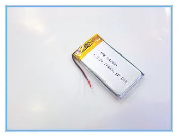 3.7 V,770mAH,[542850] PLIB; polímero de litio ion / Li-ion batería para dvr,GPS,mp3,mp4,teléfono celular,altavoces