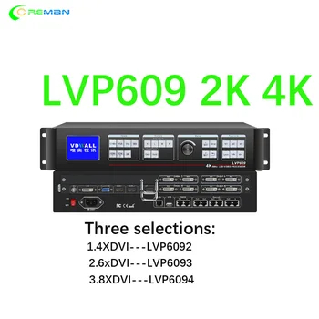 4K/2K a todo color de la pantalla LED de la pantalla VDWALL LVP609 LED HD Procesador de Vídeo 4xDVI/6XDVI/8XDVI unltra de vídeo HD de la pared P2 P2.5 P3 P4