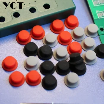50PCS Personalizable de la goma de Silicona interruptor de botón de botón de juguete botón instrumento fijo linterna interruptor de la luz brillante botón YCT
