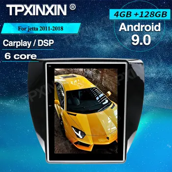 Android 9.0 4+128 GB de 6 núcleos DSP Carplay de Coches de Navegación GPS Para Volkswagen Jetta 2011-2018 Multimedia Reproductor de Autoradio de Audio Estéreo