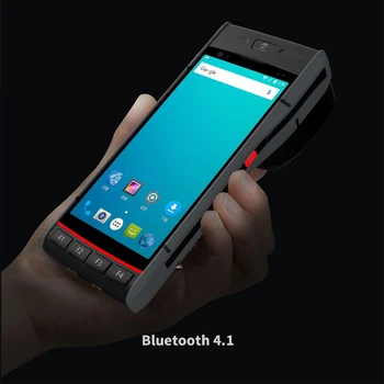 Android PDA NFC POS de Recibo de la Factura Térmica de Wifi Bluetooth de la Impresora Móvil 58mm Inalámbrico Terminal Portátil PDA de la Cámara de los Dispositivos Móviles