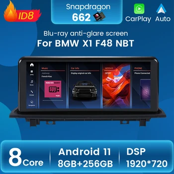 Android Sistema Inteligente de BMW X1 F48 2016-2018 Coche Original de Actualización de la Pantalla de Carplay Multimedia Reproductor de Vídeo de 8 núcleos BT WIFI