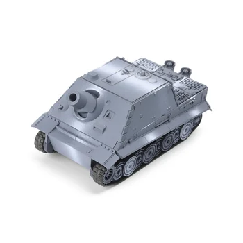 Asalto tiger mortero 1:72 montado de artillería modelo de coche de juguete militar de ciencias de la educación de formación propuestas de juego