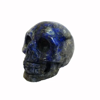 Calaveras de cristal Lapislázuli, Cuarzo Cráneos de las Piedras Curativas de las Piedras preciosas para la Decoración Personalizada de 2 pulgadas GY