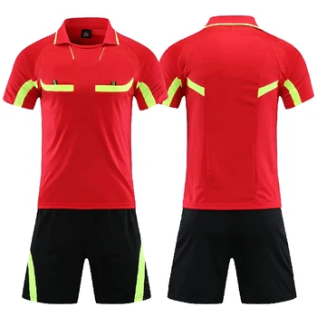 Camisetas de fútbol de 2022 Profesional del Fútbol de los Hombres Árbitro Uniforme de Manga Corta Survetement Kit de Fútbol Masculino de fútbol de la Ropa