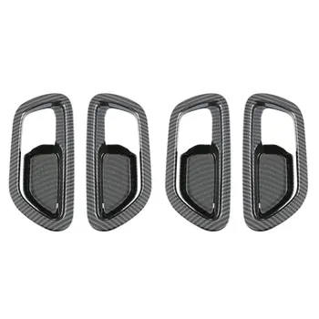 Coche de Fibra de Carbono ABS Interior de la Cubierta de la Manija de Recorte de Pegatinas para Honda ZRV ZR-V 2022