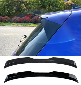 Coche de la cubierta trasera del tronco alerón del ala para vw Golf 8 mk8 2021 - 2022 Hatchback ABS negro de fibra de carbono/baúl de un automóvil pequeño alerón trasero