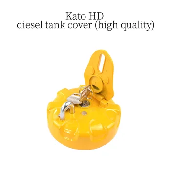 Construcción de maquinaria excavadora accesorios adecuados para Kato HD tanque de diesel de la cubierta (de alta calidad) de las piezas hecho en China