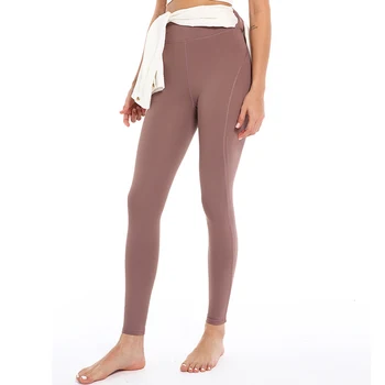 De gran Tamaño de Alta Cintura de la Cadera de Elevación de la Aptitud de los Pantalones de las Mujeres de Alta Elástico de secado Rápido Apretado Danza Deportes Pantalones Melocotón Pantalones de Yoga
