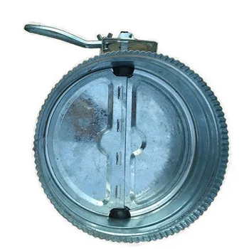Durable 80-300 mm diam manual de conductos de aire compuerta de HVAC conducto de aire de las válvulas de aire de la compuerta de la tubería de la válvula de escape tubo de ventilación del sistema de