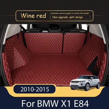 El Tronco de la Carga de Cuero Revestimiento maletero Revestimiento del Compartimento de Carga Alfombra Piso de Barro Patada Para BMW X1 E84 2010-2015