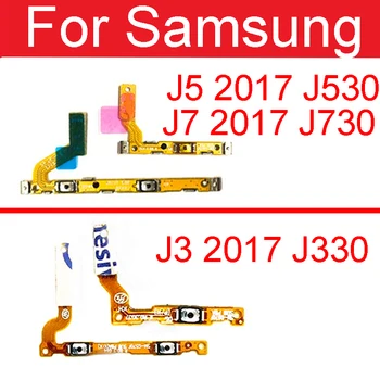 Encendido/Apagado Volumen Botón Lateral Flex Cable Para Samsung Galaxy J3 J5 J7 2017 J330 J530 J730 De Alimentación Control De Volumen Tecla De Flex Ribbon 