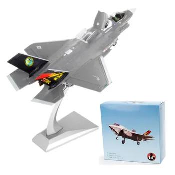 Escala 1/72 de estados UNIDOS de América de la Marina del Ejército de F35B Portador de artesanía Plano de aviones de combate de los modelos de avión de adultos a los niños juguetes para mostrar
