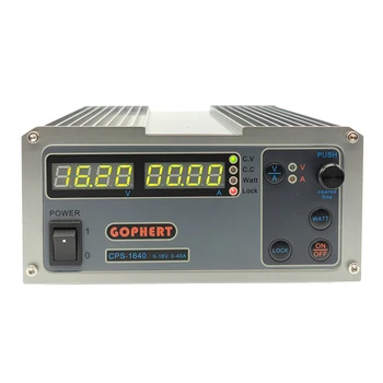 GOPHERT CPS1640 CPS-1640 DC Compacta Digital de Conmutación de fuente de Alimentación de Salida de 0-16V 0-40A Ajustable Medibles Poder