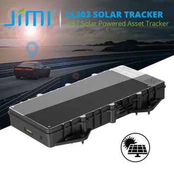 Jimi 4G Accionado Solar del Perseguidor de GPS de LL303 Con Seguimiento en Tiempo Real IP67 Impermeable 10000mAh Batería Inteligente de Alertas Localizador APLICACIÓN Gratuita