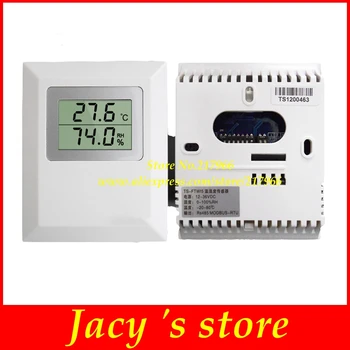 La PARED de la Temperatura y la humedad del transmisor de la red de temperatura sensor de humedad 4-20MA, 0-5V 0-10V RS485 pantalla LCD selector de