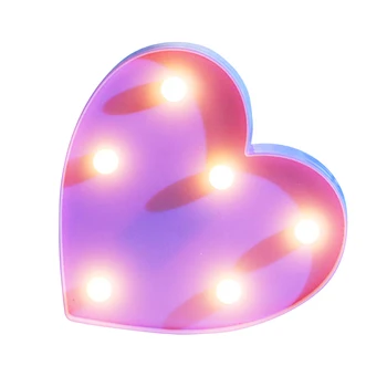 Led de Luz de Neón de colores en Forma de Corazón Diseño de la Señal de Neón de la Sala de la Casa de Fiesta de la Boda Decoración de Regalo de Cumpleaños Decoración de la Lámpara de Neón