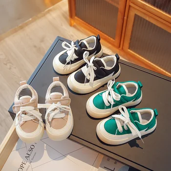 Los niños de la Moda de los Zapatos de Lona de la Primavera y el Otoño Nuevos Niños y Niñas Casual Suela Blanda Zapatos Cómodos Bebé Sandalias para Niñas
