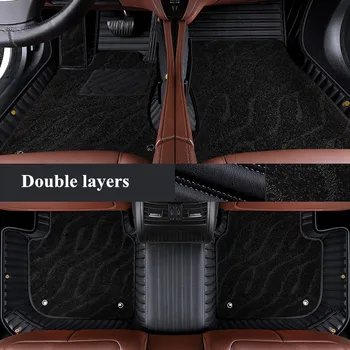 Mejor calidad de las alfombras! Especiales de coche alfombras de piso para Audi A7 2023-2019 durable impermeable de doble capas de alfombras,gastos de envío Gratis