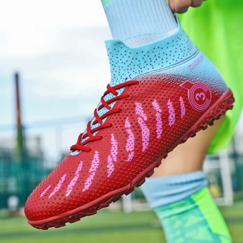 Messi Soccer Cleats Zapatos Mayorista de la Sociedad de la Chuteira Duradero, Cómodo de Calidad Botas de Fútbol al aire libre de la Luz de Futsal de la Zapatilla de deporte