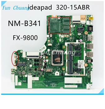 NMB341 NM-B341 Placa base Para Lenovo Ideapad 320-15ABR Portátil Motherbpard Con FX-9800P CPU de 4 gb de RAM en un 100% Probado