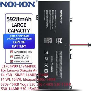 NOHON L17C4PB0 L17M4PB0 Para Lenovo Xiaoxin Aire 14IKBR 15IKBR 14ARR 15ARR 14IWL 15IWL Ideapad 530s-14IKB Yoga 530 de la Batería Portátil
