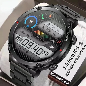 Nueva 2023 1.6 Pulgadas Full Touch De La Pulsera De Fitness Tracker Relojes De Los Deportes De Llamada Bluetooth Inteligente Reloj De Los Hombres Smartwatch