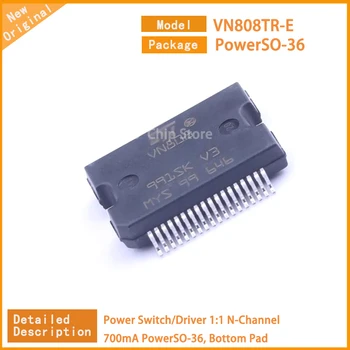 Nueva VN808TR-E VN808 Interruptor de Alimentación/Controlador 1:1 N-Canal 700mA PowerSO-36, parte Inferior de la Almohadilla