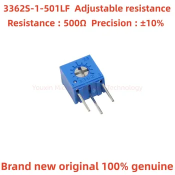 Original 3362S-1-501LF 3362S-1-501 500Ω ±10% ± 100ppm/℃ 3362 potenciómetro de precisión de resistencia ajustable