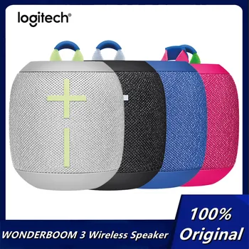 Original de Logitech Ultimate Ears WONDERBOOM 3 Portable Bluetooth Inalámbrico de Altavoces Big Bass Sonido de 360 Grados Impermeable a prueba de Polvo