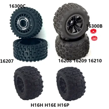 original MJX 16207 16208 16209 16210 H16H H16E H16P Hyper Ir 1/16 R/C de coches/los Camiones/Buggy piezas de repuesto conjunto de ruedas /Neumáticos