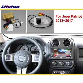Para Jeep Patriot 2013-2017 Posterior del Coche Cámara de Visión Trasera Aparcamiento Adaptador de RCA CCD HD CAM OEM Visualización de Revertir la Imagen del Kit de Actualización
