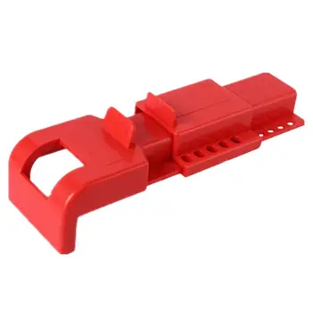 Polipropileno PP de Seguridad de Bloqueo de Dispositivo, el Rojo, 8-45mm