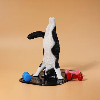 Pre-venta Jxk138 Escala 1/6 de Anime Movie Simulación Modelo Animal de Yoga Gato Lindo Creativo Mascota Decoración de Juguete Figura de la Escena Accesorios