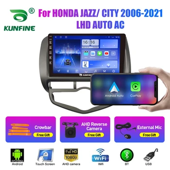 Radio de coche Para HONDA JAZZ/ CIUDAD 06-21 2Din Android Octa Core Estéreo del Coche DVD GPS de Navegación Reproductor Multimedia Android Auto Carplay