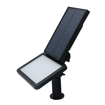 Szyoumy Giratorio de 180 Grados 48LED Solar de la Luz LED de la Lámpara de Inundación al aire libre del Jardín de los Proyectores de la Noche Sensor PIR Y SOS