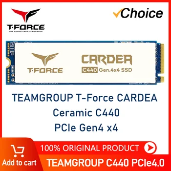TEAMGROUP T-Fuerza de CARDEA de Cerámica C440 de 1 tb con DRAM SLC Caché y Aeroespaciales de Material Cerámico 3D NAND TLC PCIe NVMe Gen4 x4
