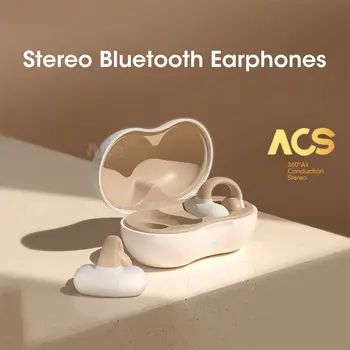 TWS Auriculares Auriculares Inalámbricos Bluetooth de los Auriculares Panorámica de Sonido de los Deportes de Abrir Clip de Oreja PK Ambie Sonido Earcuffs de la Conducción de Aire