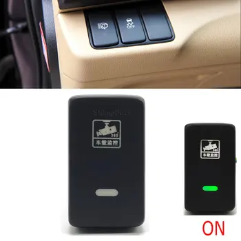 Verde de la Luz del Coche de la Cámara Grabadora de 4.3 Pulgadas de Monitor Interruptor de Botón Con Alambre de la Conexión Ajuste Para Honda Civic CRV 2008 - 2013