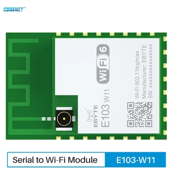 WIFI6 BLE5.1 Módulo de CDSENET E103-W11 EN el Comando de Datos de Alta Velocidad de Transmisión Transparente MQTT OTA Tamaño Pequeño Puerto Serie