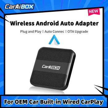 Wireless Android Auto Adaptador de Mini Ai Cuadro para Volvo, VW, Toyota Benz, Audi, Mazda, Suzuki Peugeot, Kia Ford, Jeep, Honda, Opel Chevrolet