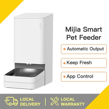 Xiaomi Mijia Smart Pet Alimentador Automático de Alimentación de Temporización de Diseño de Mantener los Alimentos Frescos Hacer una Mascota Plan de Dieta de Trabajar Con Mi Casa de la Aplicación